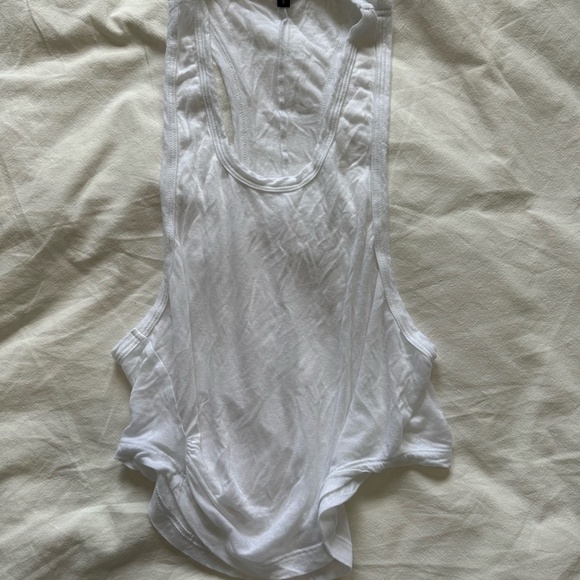 Carbon 38 White Workout Top S - Picture 3 of 5